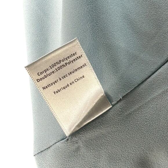 ASTR THE LABEL Blue Orange Ditsy Floral A-Line Midi Dress Women's Size Small - Picture 8 of 8